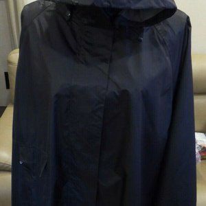 November Rain Poncho-Women's-Night Storm